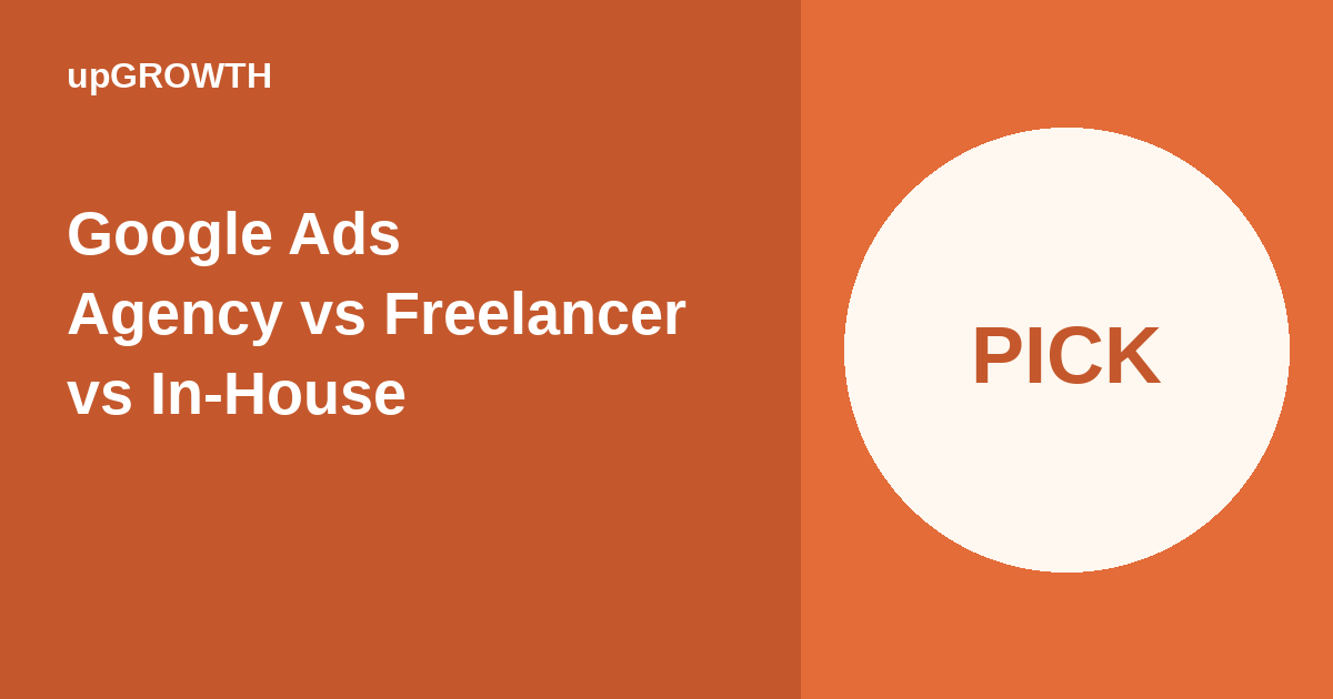 Google Ads Agency Vs Freelancer Vs Inhouse Featured