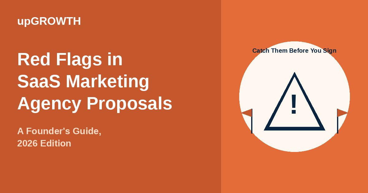 Red Flags Saas Marketing Agency Proposals 2026 Featured
