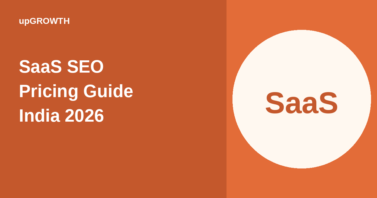 Seo Pricing For Saas Companies India 2026 Featured