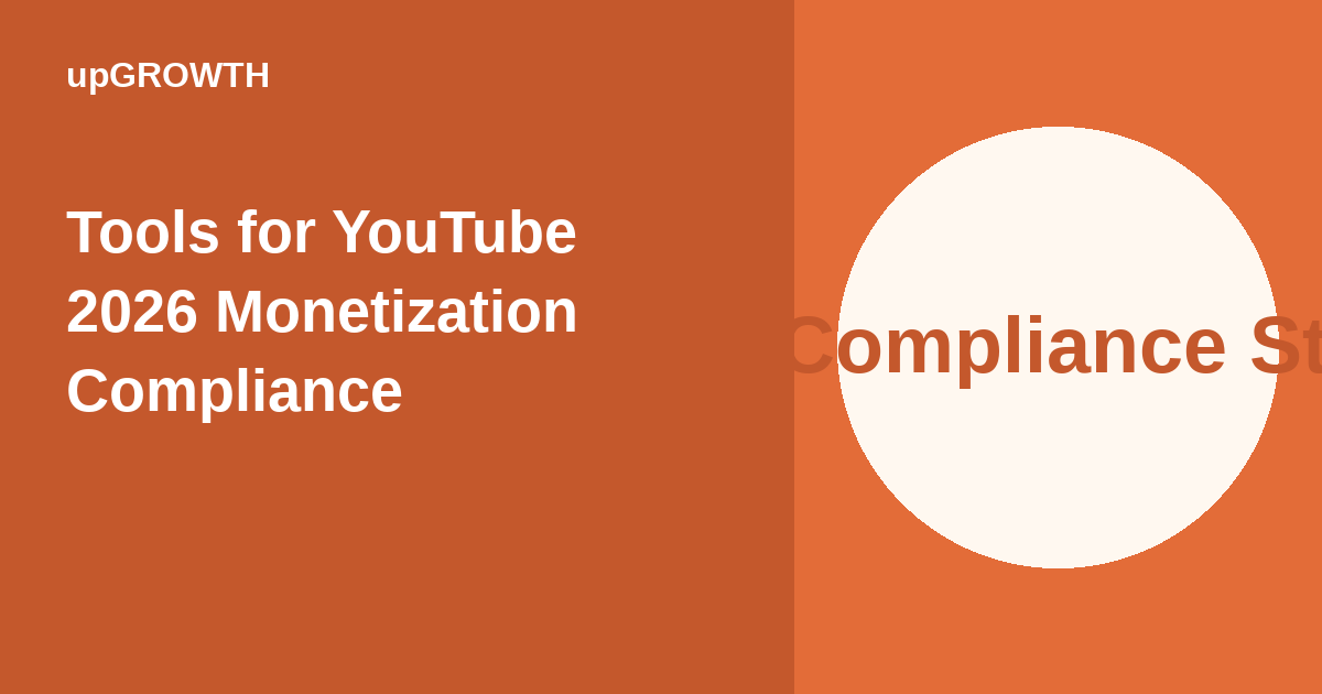 Tools Youtube Monetization Compliance 2026 Featured