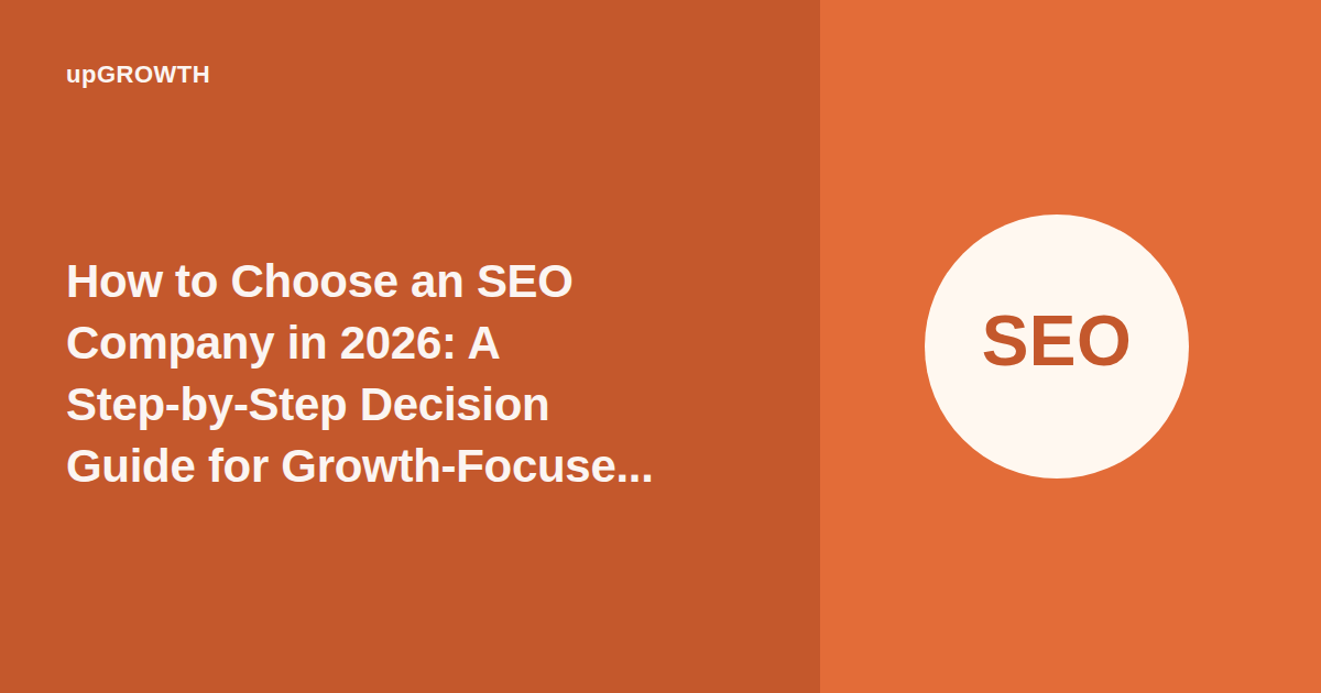 Choosing An Seo Company Decision Guide Og