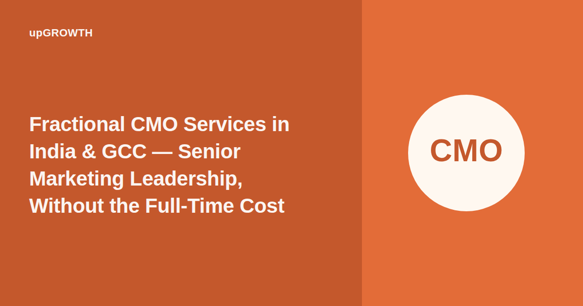 Fractional Cmo Services India Gcc Og