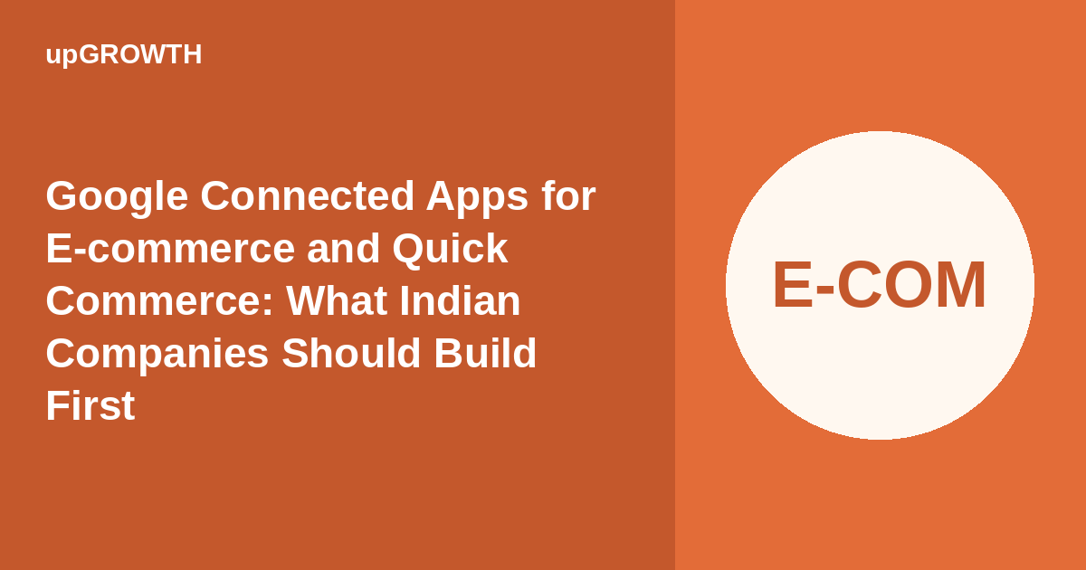 Google Connected Apps Ecommerce India Featured
