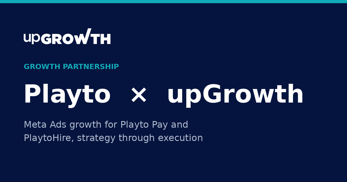 Playto Partners With Upgrowth Digital Featured